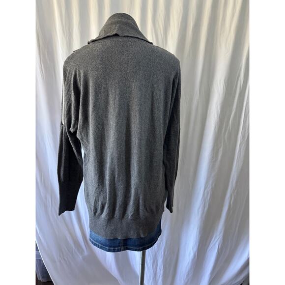 Michael Kors Cowl Neck Sweater – Size XL – Charcoal Gray - Picture 7 of 12